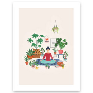 "Love Grows Here" - Urban Jungle Print