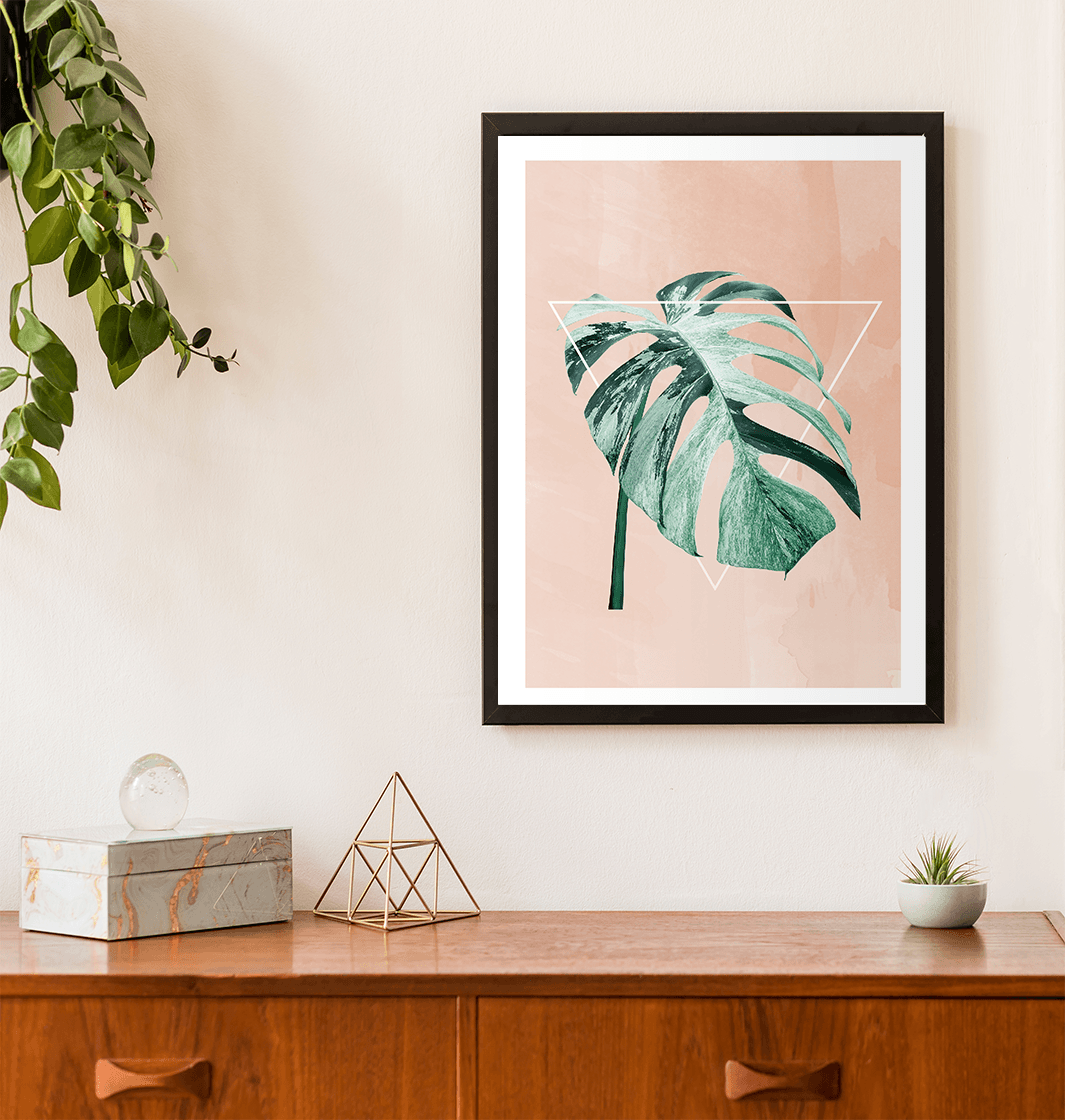 Variegated Monstera Art Print (1 of 3)